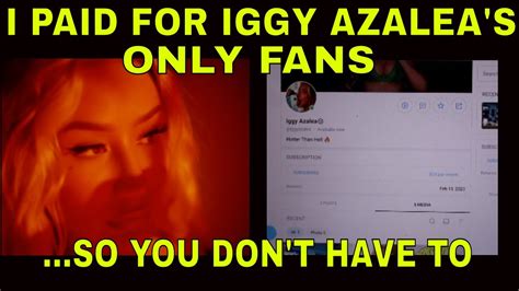 iggy azelia only fans leak|Iggy Azalea